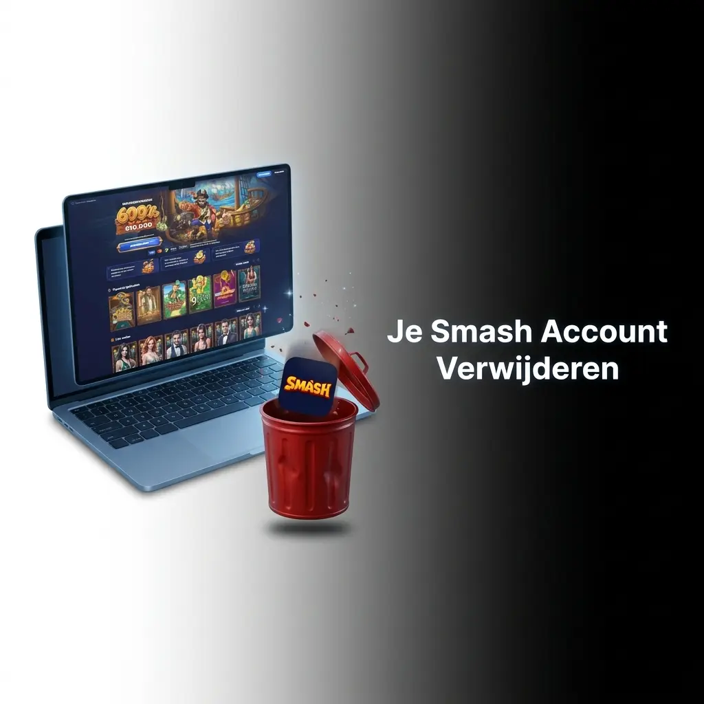 Stappen om je Smash Casino account te verwijderen via accountinstellingen en bevestigingsmail