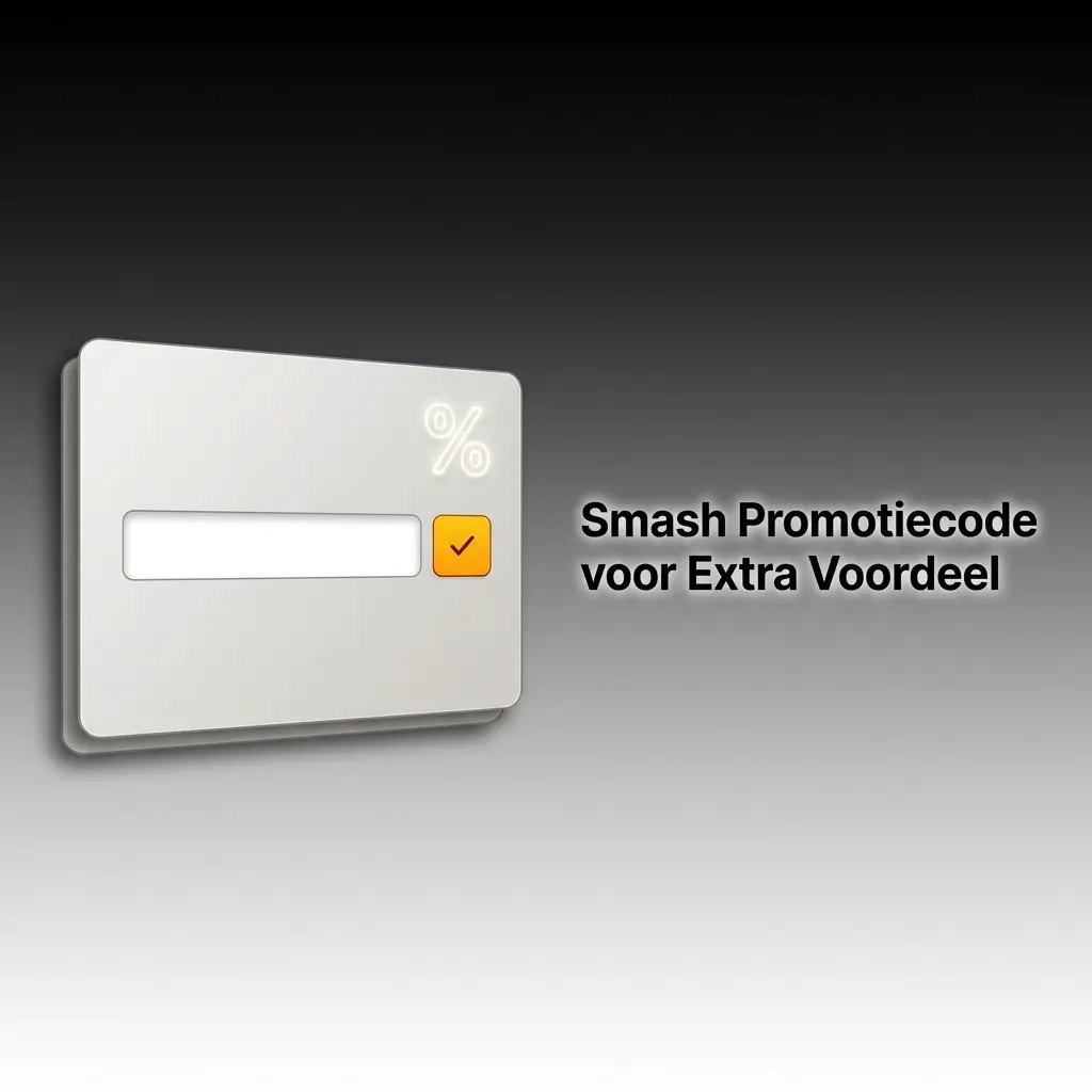 Smash promotiecode invoeren voor welkomstbonus activering bij registratie of storting voor nieuwe spelers