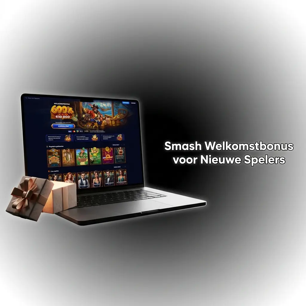 Smash welkomstbonus: 600% tot €10.000 voor casino of 250% tot €5.000 voor sport bij eerste storting