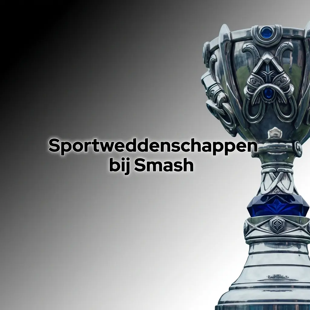 Sportweddenschappen bij Smash met meer dan 40 sporten, waaronder voetbal, tennis, basketbal en esports.
