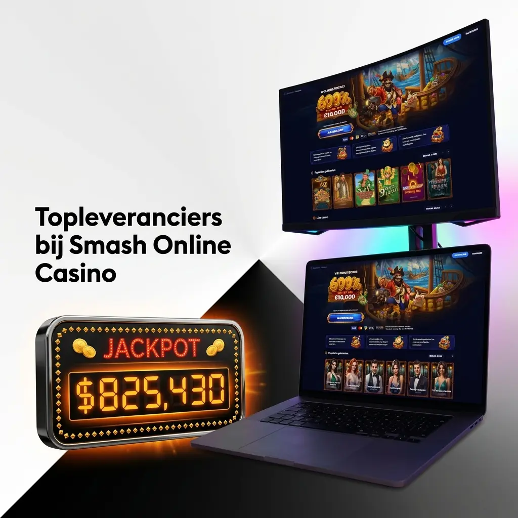 Topleveranciers Smash Online Casino: Pragmatic Play, NetEnt, Play'n GO en Spinomenal met gecertificeerde RNG-systemen